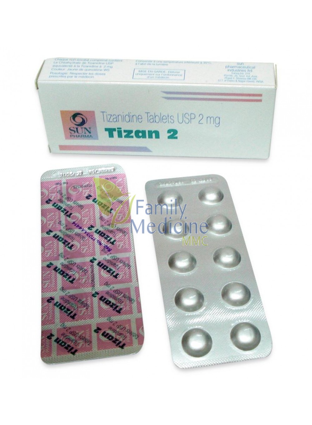 Buy Tizan (Tizanidine) 2mg | Zanaflex Online India - JK Pharmachem Ltd
