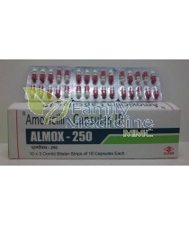 Buy Almox 250mg (Amoxycillin) Online India