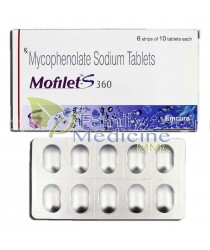 Mofilet-S 360 (Generic CellCept / Myfortic) 360mg 
