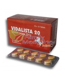 Vidalista (Generic Cialis) 20mg 