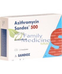 Azithromycin (Generic Zithromax) 500mg 